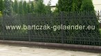 Gartenzäune Schmiedeeisen Pulverbeschichtung aus Polen günstig Preise