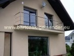 Edelstahlgeländer Balkon Hanau, Steinheim, Möhlheim am Main, aus Polen mit Montage