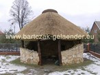 Garten Holzpavillon mit Strohdächer,Gartenpavillon mit Strohdach, Gartenlaube