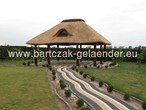 Holzpavillon mit Strohdach, Gartenpavillon mit Reetdach